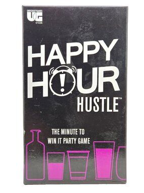 Happy Hour Hustle Adult Party Board Game Ages 21+ by University Games New
